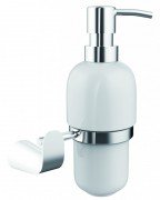 Дозатор для рідкого мила Devit Katarina з тримачем білий/хром-білий 8556148W
