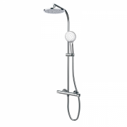 Душевая система GRB E-Dry термостатическая с фиксированной стойкой хром 40435400