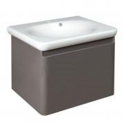 Тумба с раковиной Devit Fly 64х50см МДФ серый 0020120G