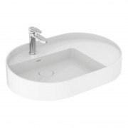 Раковина для ванної Devit Laguna накладна 46х70 см санфаянс білий 1010110