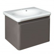 Тумба с раковиной Devit Fly 64х50см МДФ серый 0020120G