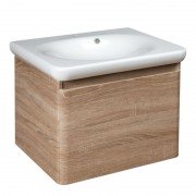 Тумба з раковиною Devit Fly 64х50 см МДФ світлий дуб 0020120WO