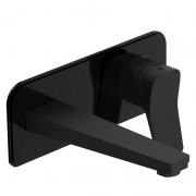 Смеситель для раковины Devit Up настенный однорычажный черный матовый 8101X120B