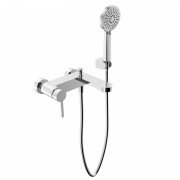 Смеситель для ванной Devit Laguna однорычажный с душевым гарнитуром хром 84125110