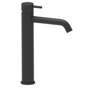 Змішувач для раковини Devit Art високий одноважільний чорний матовий 15X11140B