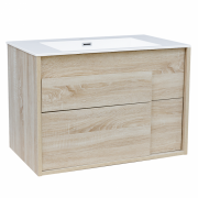 Тумба з раковиною Devit City 79.4х47.6 см МДФ/ДСП дуб 0021160SO