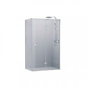 Душова кабіна Devit UP 1000x1000x1900 мм права профіль хром/скло прозоре FEN2210R