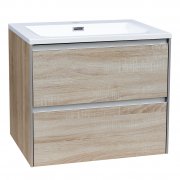 Тумба с раковиной Devit City 59.4х47.6 см МДФ/ДСП дуб 0020160SO