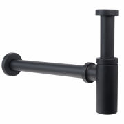 Сифон для раковини Devit Art латунь чорний матовий 12140B