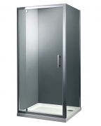 Душова кабіна Primera Frame распашна 100х100 хром / прозоре скло SHRC56106
