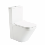 Унітаз підлоговий компакт з кришкою Devit Up 35х63.5 см безободковий кераміка білий 3010120
