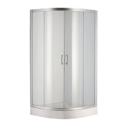 Душова кабіна Devit Nymfa з піддоном чверть кола 90х90 см профіль хром/прозоре скло FEN0301DEV