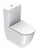 Унитаз Catalano SFERA безободковый напольный моноблок комплект 1MPSFR00 + 1CMSFR00+5BASZ00+5S63STP00+Z542386