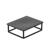 Мыльница для ванной Devit UP отдельностоящая нержавеющая сталь черный матовый 7020120B