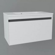 Тумба з раковиною Devit UP 59х46 см МДФ/ДСП білий 0W20120W