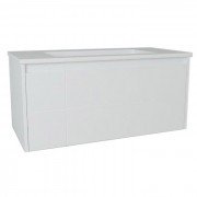 Тумба з раковиною Devit Laguna 99х45 см МДФ/ДСП білий 0022110W