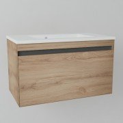 Тумба с раковиной Devit UP 59х46 см МДФ/ДСП светлый дуб 0020120L