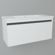 Тумба з раковиною Devit UP 79Х46 см МДФ/ДСП білий 0W21120W