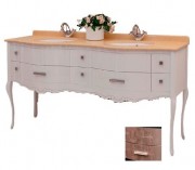 Тумба под раковину Marsan Angelique 1650 дерево серебро Angelique1650silver