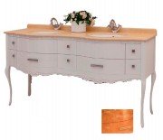 Тумба під раковину Marsan Angelique 1650 дерево античне золото Angelique1650gold