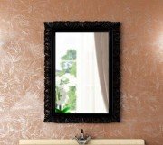 Дзеркало для ванної Marsan Angelique 100х75 см чорний Angelique100х75black