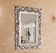 Зеркало для ванной Marsan Angelique 100х75 см серебро Angelique100х75silver