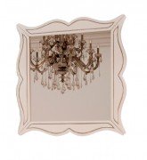 Зеркало для ванной Marsan Arlette 100х85 см белый/серебро Arlette100х85silver