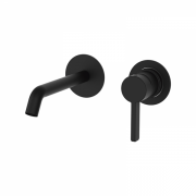 Змішувач для раковини GRB Axis настінний одноважельний чорний 74537742