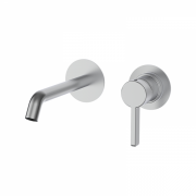 Смеситель для раковины GRB Axis настенный однорычажный нержавеющая сталь 74535743