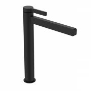 Смеситель для раковины GRB Axis XXL однорычажный с донным клапаном черный 74552742