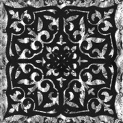 Декор підлоговий Grand Kerama День 8х8 см скло платина 052316