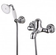 Смеситель для ванной Devit  Charlestone однорычажный с ручным душем хром CN60012137