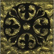 Декор напольный Grand Kerama Бутон 6,6х6,6 см стекло золото 016732