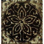 Декор напольный Grand Kerama Дамаск 8х8 см стекло золото 052321