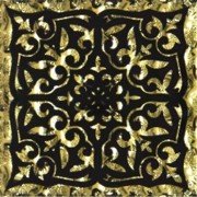 Декор підлоговий Grand Kerama День 6,6х6,6 см скло золото 052315