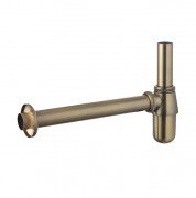 Сифон для раковини Devit під донний клапан латунь бронза 53012100B