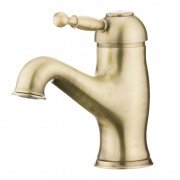 Смеситель для раковины Devit Charlestone однорычажный с донным клапаном бронза CN60051037B