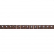 Фриз Grand Kerama Карандаш разрезной люстрованный 20х1,3 см коричневый 016701