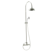 Душевая стойка для душа Devit Charlestone с двухвентильным смесителем латунь хром AC004051