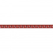 Фриз Grand Kerama Карандаш разрезной люстрованный 20х1,3 см красный 052348