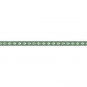 Фриз Grand Kerama Карандаш разрезной люстрованный 25х1,3 см зеленый 052351