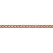 Фриз Grand Kerama Карандаш разрезной люстрованный 25х1,3 см бежевый 052353