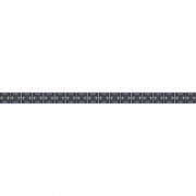 Фриз Grand Kerama Карандаш разрезной люстрованный 25х1,3 см черный 052355