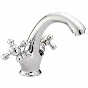 Змішувач для раковини Devit Charlestone двовентильний з донним клапаном хром CN60151019