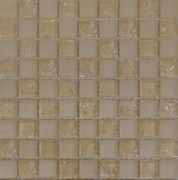 Мозаїка Grand Kerama шахматка 30х30 см бежева матовий/бежева колотий 523 016724