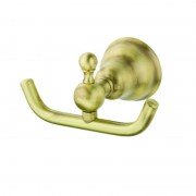 Гачок для ванної Devit Charlestone подвійний латунь бронза 8010142B