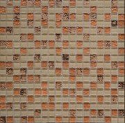 Мозаїка Grand Kerama мікс 30х30 см бежевий/бронза/камінь 582 003187