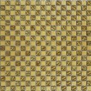 Мозаїка Grand Kerama шахматка 30х30 см золотий пісок/золото рельєф 443 016725