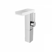 Змішувач для раковини GRB Kala одноважельний з каскадним виливом хром / білий 60524600