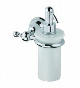 Дозатор для рідкого мила Devit Charlestone з тримачем білий/хром 8024142